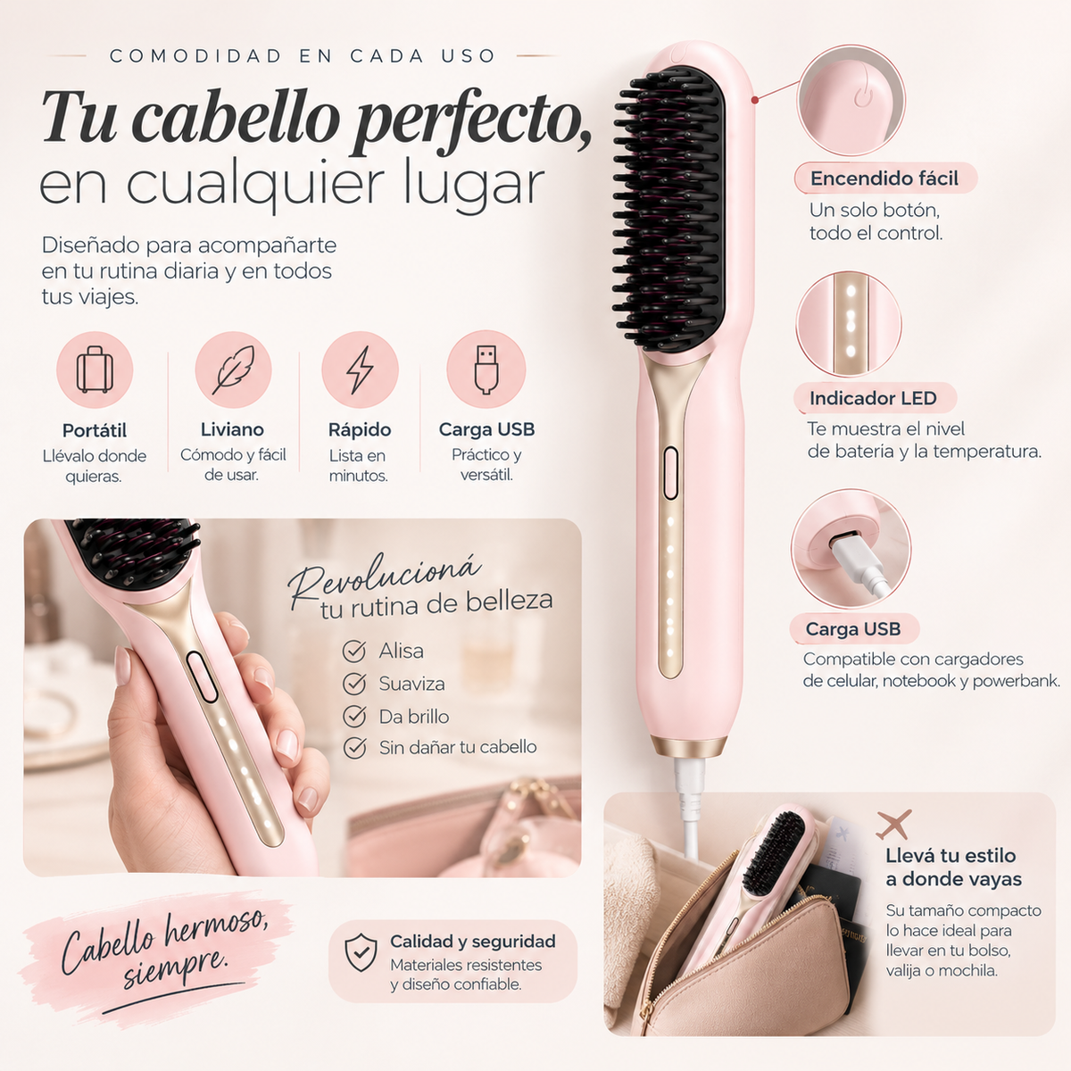 Cepillo Alisador SilkPro™